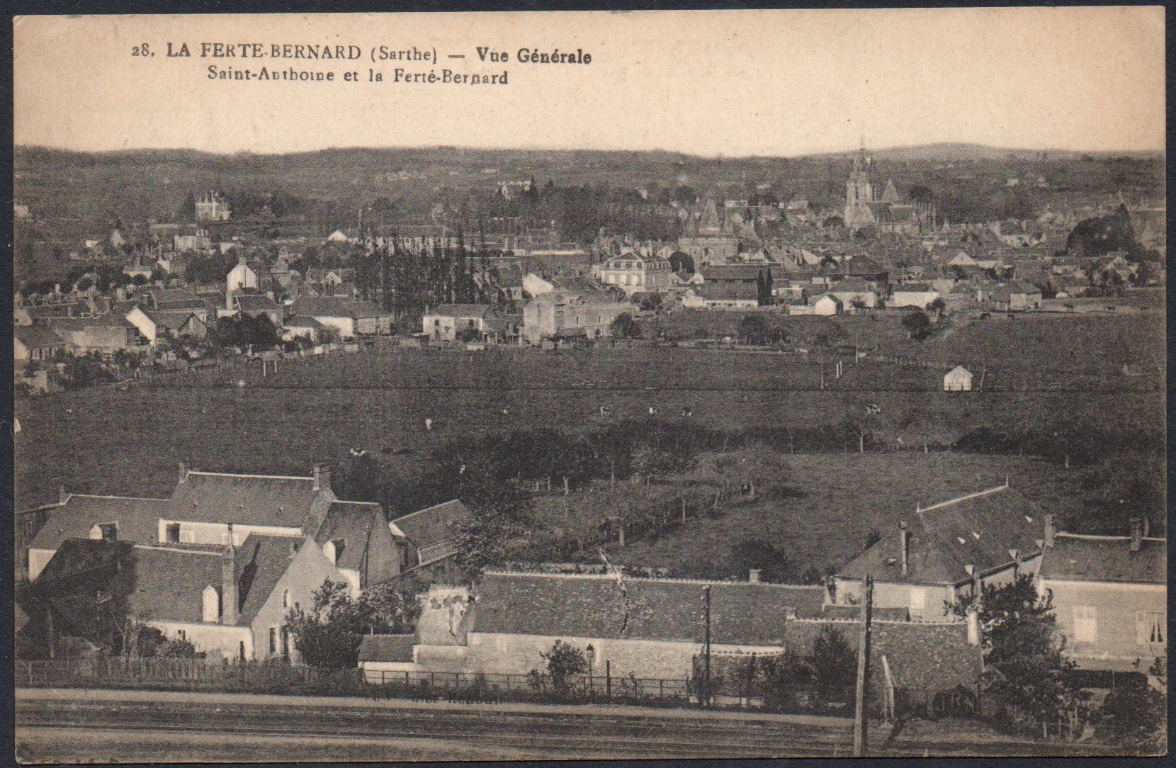 Courrier-Convoyeur : St. Antoine de Rochefort, La Fert�-Bernard 1928